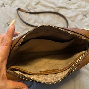 Tan Leather Crossbody Bag